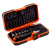 Conjunto de pontas 1/4" para trabalhos pesados, para chaves de porcas e pontas de fenda/Phillips/Pozidriv/TORX®/sextavadas com suporte para chave de roquete - 36 peças Conjunto de pontas 1/4" para trabalhos pesados, para chaves de porcas e pontas de fenda/Phillips/Pozidriv/TORX®/sextavadas com suporte para chave de roquete - 36 peças
