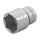 Chaves de caixa de comp. standard, encaixe quadrado 3/4". Perfil sextavado, em polegadas.