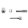 Kit de peças sobresselentes para réguas deslizantes modelo CS - 4 peças