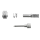 Kit de peças sobresselentes para réguas deslizantes modelo CS - 4 peças