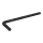Chave hexagonais polegadas, preto