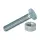 DIN933 6.8 Zincado Com Porca DIN934