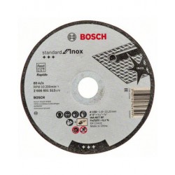 BOSCH DISCO CORTE CONCAVO STANDARD INOX 230X1,9X22,23 M