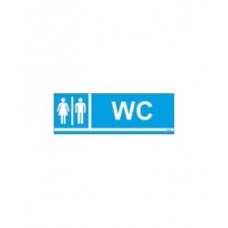 SINAL PVC WC HOMENS/SENHORAS 20X6.5CM