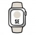 Apple Watch SE/ GPS/ 44 mm/ Caja de Aluminio en Oro/ Correa Deportiva Blanco Estrella