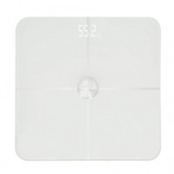 Báscula de Baño Cecotec Surface Precision 9600 Smart Healthy/ Análisis Corporal/ Bluetooth/ Hasta 180kg/ Blanca