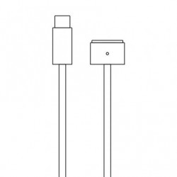 Cable Apple USB-C a Magsafe 3 para MacBook Pro 14" y 16"/ 2021/ 2m