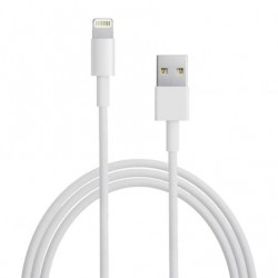 Cable USB Lightning Duracell USB5022W/ USB Macho - Lightning Macho/ 2m/ Blanco