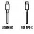 Cable de Carga Apple de conector USB-C a Lightning/ 1m