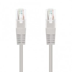 Cable de Red RJ45 UTP Nanocable 10.20.0100-L25 Cat.5e/ 25cm/ Gris