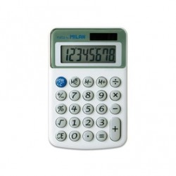 Calculadora Milan 40918BL/ Gris