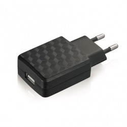 Cargador de Pared Leotec LECTABUSB/ USB + Cable MicroUSB y 2.5mm/ 2A