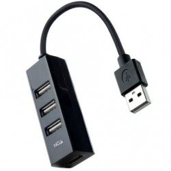 Hub USB 2.0 Nanocable 10.16.4404/ 4 Puertos USB