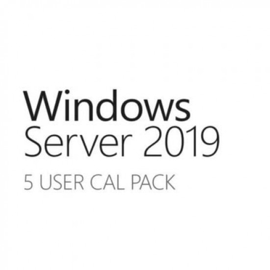 Licencia HPE Windows Server 2019/ CAL/ 5 Usuarios