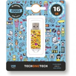 Pendrive 16GB Tech One Tech Emojis USB 2.0