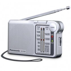 Radio Portátil Panasonic RF-P150/ Plata