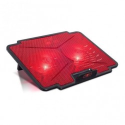 Soporte Refrigerante Spirit of Gamer Airblade 100 Rojo para Portátiles hasta 15.6"/ Iluminación LED