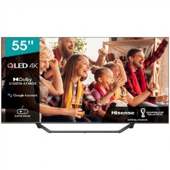 Televisor Hisense QLED TV 55A7GQ 55"/ Ultra HD 4K/ Smart TV/ WiFi