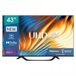 Televisor Hisense UHD TV 43A63H 43"/ Ultra HD 4K/ Smart TV/ WiFi