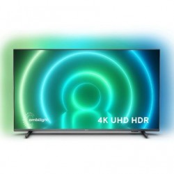 Televisor Philips UHD TV 50PUS7906 50"/ Ultra HD 4K/ Ambilight/ Smart TV/ WiFi/ Gris