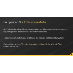 Fix OC 3.x Extension Installer