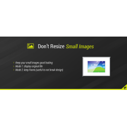 No Resize Small Images
