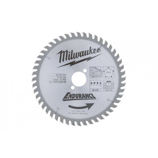 Disco Pastilhado 190mm 24 Dentes - Milwaukee