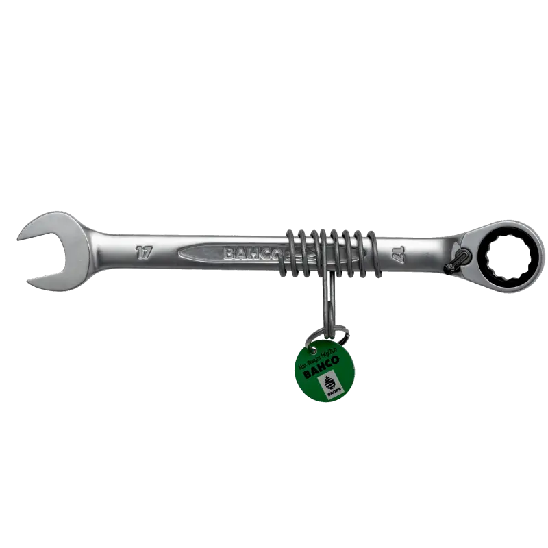 Chave combinada com roquete com mola de segurança de 14 mm
- TAH1RM-14 Chave combinada com roquete com mola de segurança de 14 mm
- TAH1RM-14