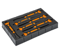 Conjunto de cinzeis para pedreiro mistos
- 3654BMS/7