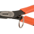 Alicates de pontas ERGO™ com anel de segurança de 160 mm
 - TAH2430G-160