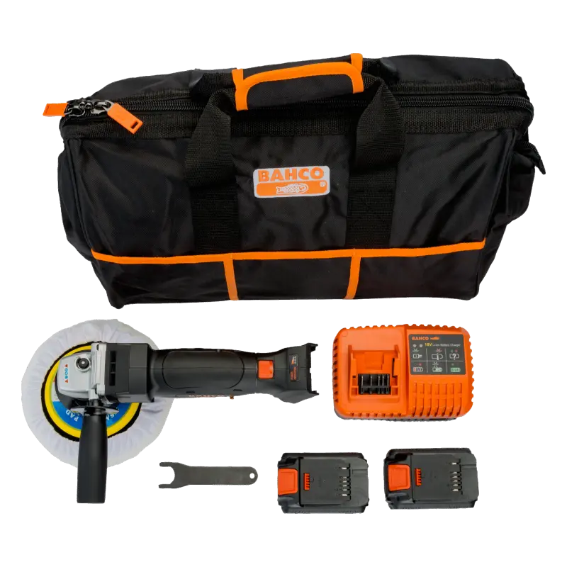 18V Kit Pulidor OrbitalAngular Max. Performance
- BCL33AP1K1 18V Kit Pulidor OrbitalAngular Max. Performance
- BCL33AP1K1