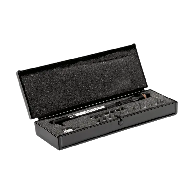 Conjunto de minichaves dinamométricas ajustáveis com ponta aparafusadora fixa
- 6852-5/S17 Conjunto de minichaves dinamométricas ajustáveis com ponta aparafusadora fixa
- 6852-5/S17