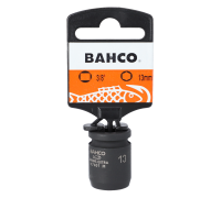 10 mm-Chaves de caixa de impacto quadradas 3/8" com perfil sextavado no sistema métrico e acabamento fosfatado - Conjunto de venda a retalho
- SBK7401M-10