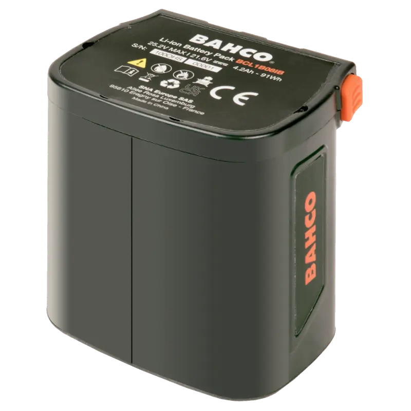 Baterias compactas de Ions de Lítio 91 Wh
- BCL1B08IB Baterias compactas de Ions de Lítio 91 Wh
- BCL1B08IB