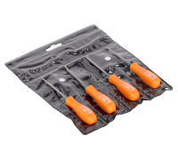 Conjunto de ponteiros, ganchos e varetas 130 mm - 4 peças
- 2633/S4