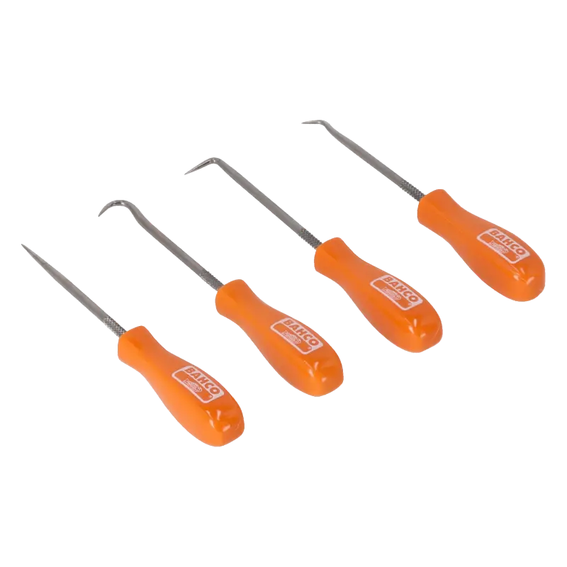 Conjunto de ponteiros, ganchos e varetas 130 mm - 4 peças
- 2633/S4 Conjunto de ponteiros, ganchos e varetas 130 mm - 4 peças
- 2633/S4