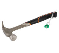 Martelos de garra rectos ERGO™ com punho de borracha bi-material e laço de arame 345 mm
 - TAH529S-20-XL