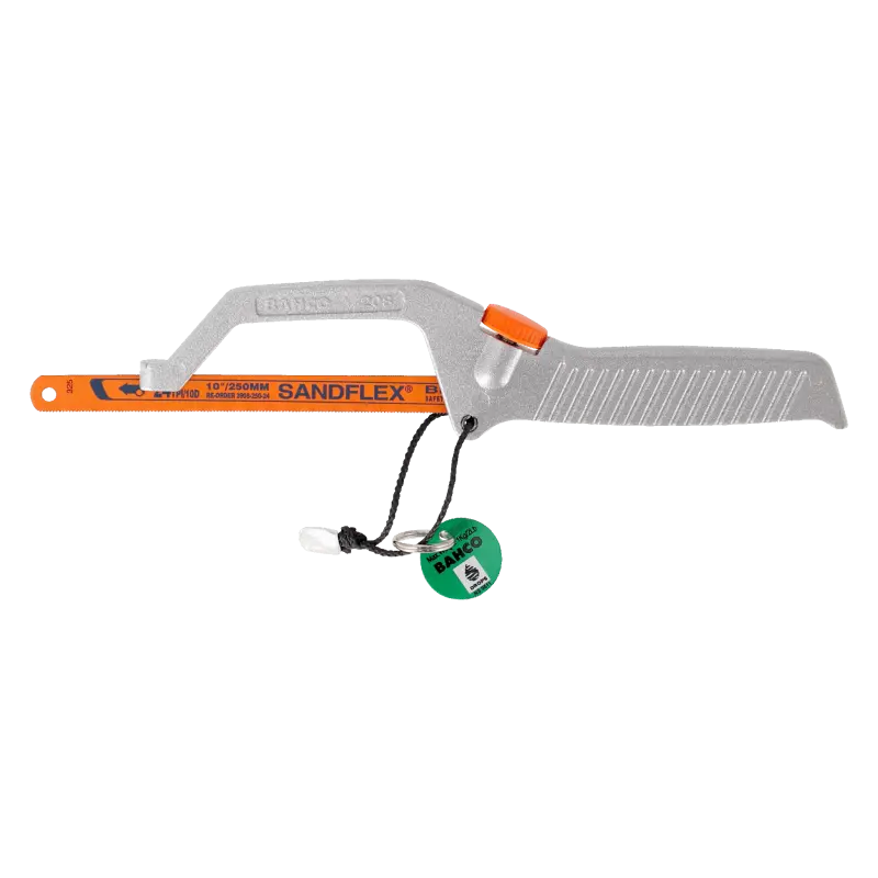 Mini serras de arco com lâmina bimetálica Sandflex® com fio de Kevlar 330 mm 330 mm
- TAH208 Mini serras de arco com lâmina bimetálica Sandflex® com fio de Kevlar 330 mm 330 mm
- TAH208
