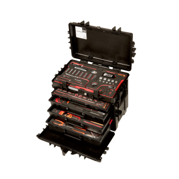 Mala 4750RCWD4 com 162 ferramentas
 - 4750RCWD4FF1