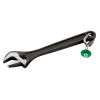 Chave ajustável série 80 com acabamento cromado e ligação rápida de 455 mm
 - TAH8075C