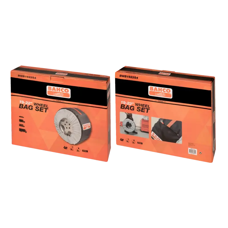 Conj. 4 bolsas armazenamento/proteção p/rodas e pneus
- BWB1418S4 Conj. 4 bolsas armazenamento/proteção p/rodas e pneus
- BWB1418S4