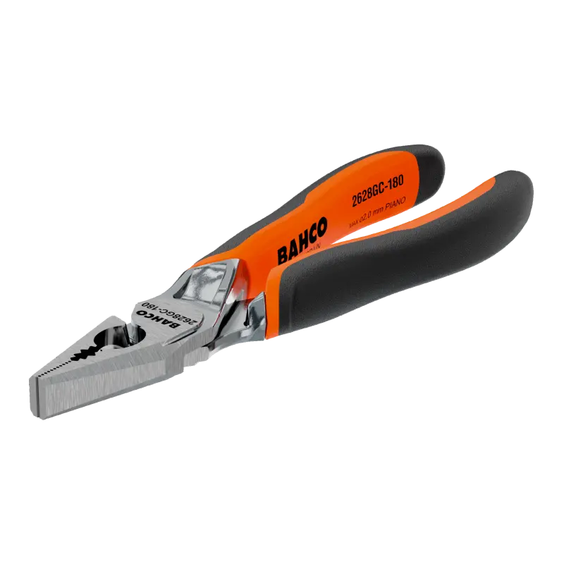 Alicates universais ERGO™ com pegas de dois componentes e abertura automática e acabamento em cromado(200 mm) Embalagem industrial
- 2628 GC-200IP Alicates universais ERGO™ com pegas de dois componentes e abertura automática e acabamento em cromado(200 mm) Embalagem industrial
- 2628 GC-200IP