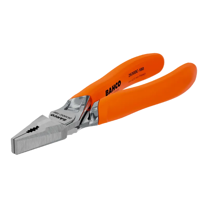 Alicates universais reforçados com pegas de monomaterial e acabamento cromado(160 mm) Embalagem industrial
 - 2630DC-160IP