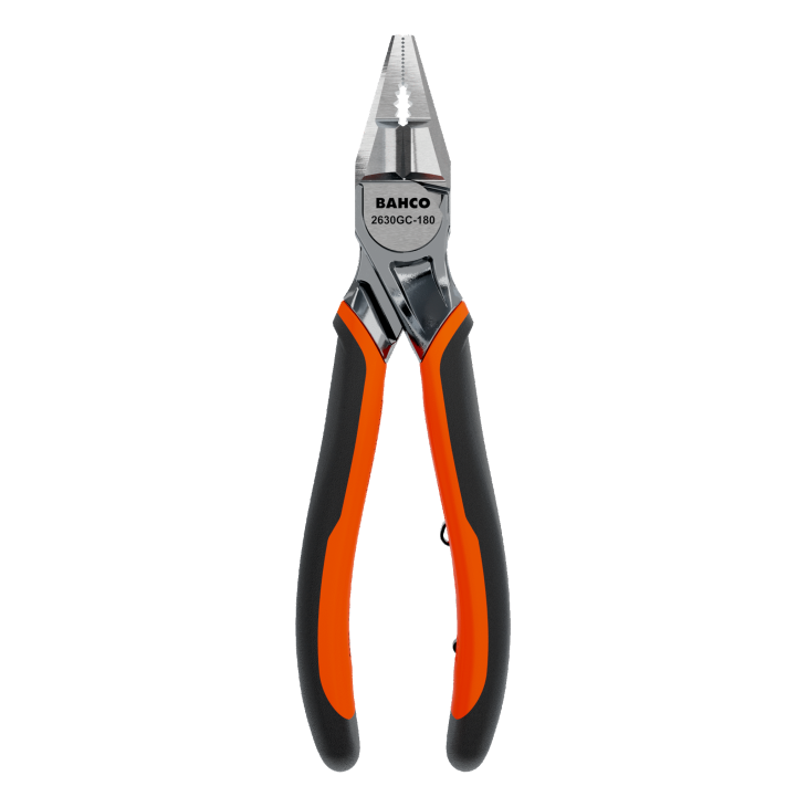 Alicates universais reforçados ERGO™ com pegas de dois componentes e abertura automática e acabamento em cromado(160 mm) Embalagem industrial
- 2630GC-160IP Alicates universais reforçados ERGO™ com pegas de dois componentes e abertura automática e acabamento em cromado(160 mm) Embalagem industrial
- 2630GC-160IP