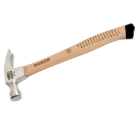 Martelo de carpinteiro com removedor de pregos e cabeça polida
 - 427S-16