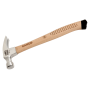 Martelo de carpinteiro com removedor de pregos e cabeça polida
 - 427S-16