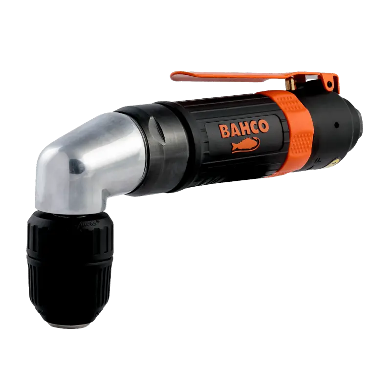 Brocas pneumáticas angulares compactas de 3/8" e 1400 rpm
- BPA823 Brocas pneumáticas angulares compactas de 3/8" e 1400 rpm
- BPA823