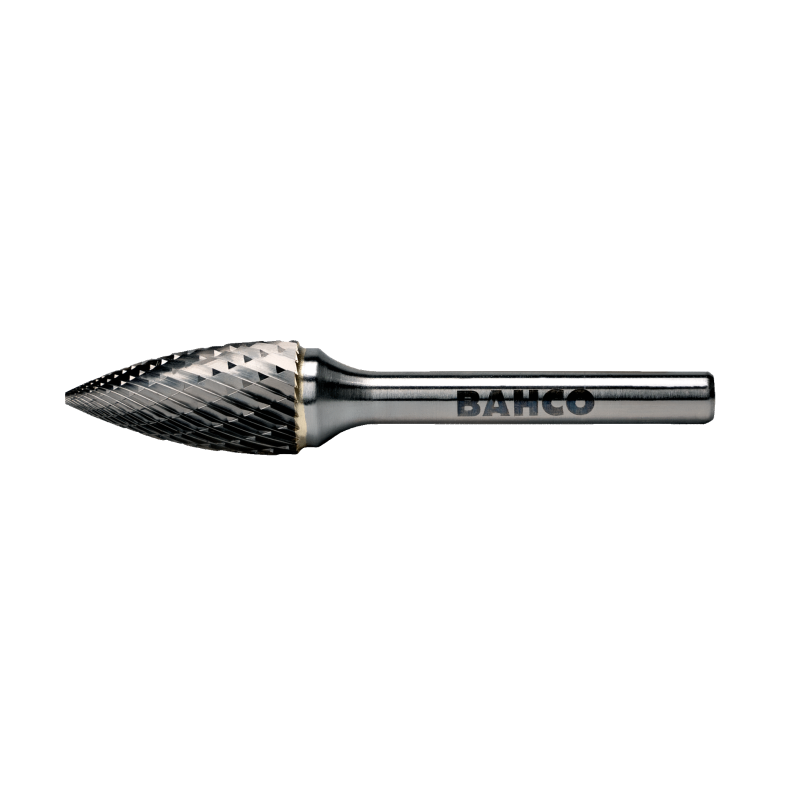 9,6 mm x 19 mm - Ø6 mm Limas rotativas de carboneto de tungsténio. Arco apontado ponta, * por encomenda 21
- G1020M06 9,6 mm x 19 mm - Ø6 mm Limas rotativas de carboneto de tungsténio. Arco apontado ponta, * por encomenda 21
- G1020M06