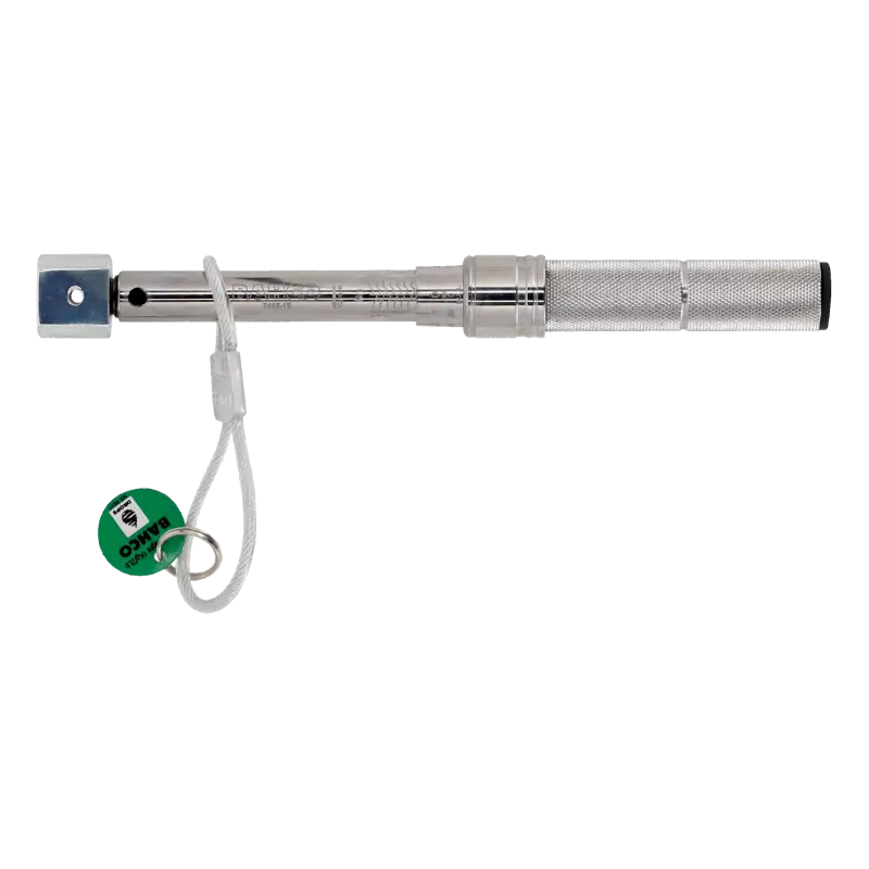 Chave de torque mecânica ajustável com escala marcada, cabeça intercambiável e laço de arame 235 mm
- TAH7465-15 Chave de torque mecânica ajustável com escala marcada, cabeça intercambiável e laço de arame 235 mm
- TAH7465-15