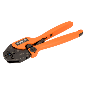 Alicate de cravar com roquete para conectores isolados - Perfil oval 20 AWG -10 AWG
 - CR OV 01 Alicate de cravar com roquete para conectores isolados - Perfil oval 20 AWG -10 AWG
 - CR OV 01